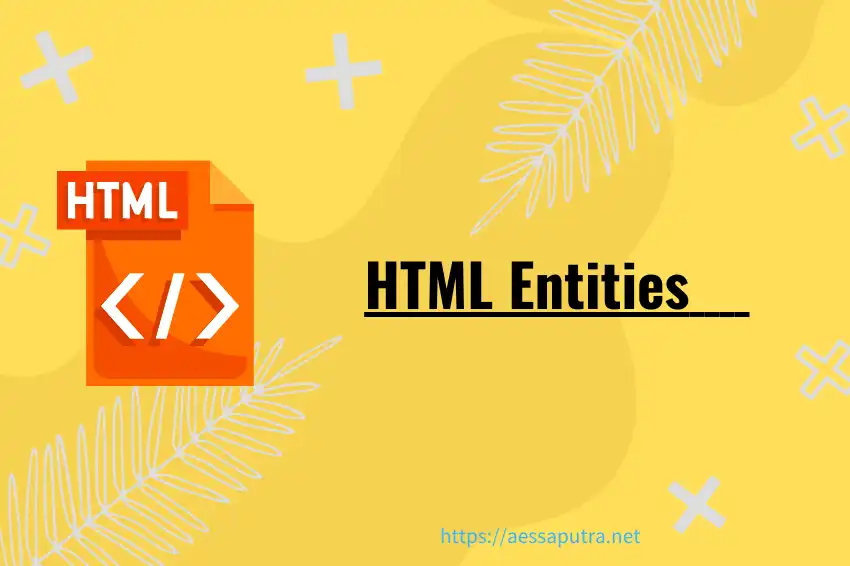 panduan html entities