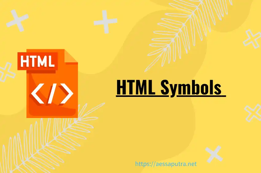 panduan html symbols